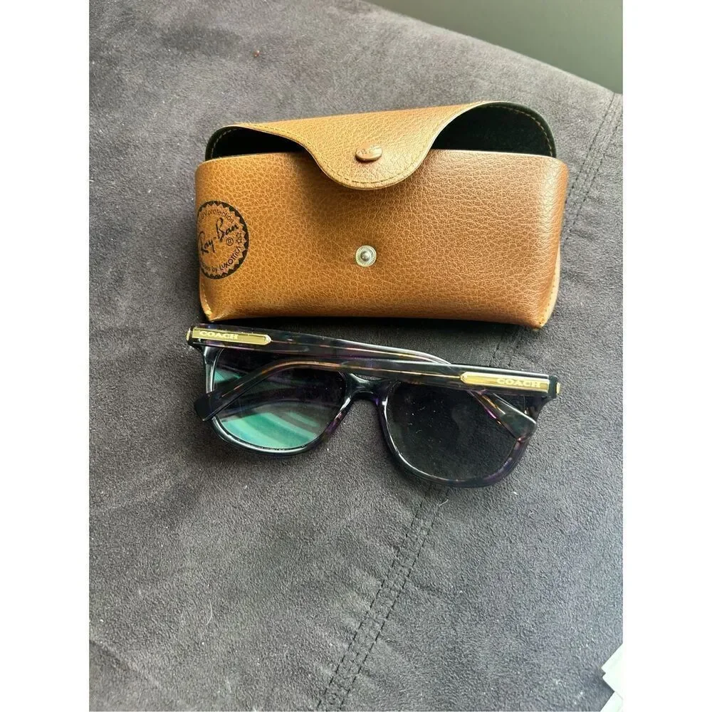 Coach Sunglasses HC 8132 L109 52888H Confetti Purple Size 57-17-135, Frames Only